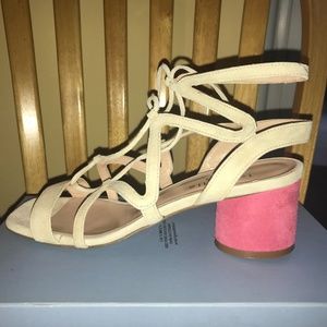 Italian Leather Strappy Sandals - Brand New!